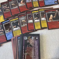 WWE Raw Deal CCG/ 40 Nice Cards In Penny Sleeves, 2000-2006 - Image 1