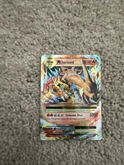 Mega M Charizard Y EX 13/108 XY Evolutions Holo 2016 Pokemon Card NM - Image 2