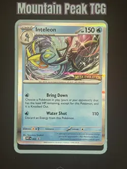 NM Inteleon MEP 002 - Pre Release Stamped Promo - Pokemon Card - Image 1