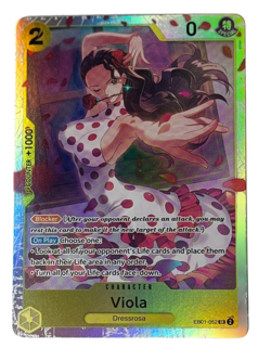 Viola EB01-052 English SR Extra Booster: Memorial Collection One Piece Card - Image 1