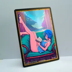 LANA Waifu Anime Card LIMITED 1/1 Custom TCG Holo Goddess Story ACG T09707 - Image 2