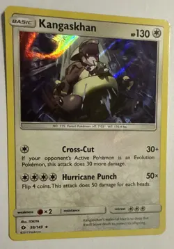 SM Base Set #99/149 Kangaskhan Holo Rare Pokemon TCG Card Near Mint - Image 2