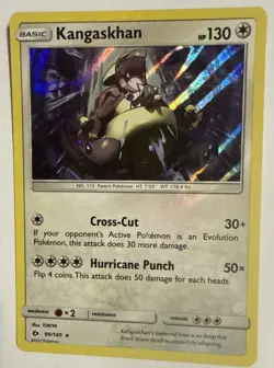 SM Base Set #99/149 Kangaskhan Holo Rare Pokemon TCG Card Near Mint - Image 3