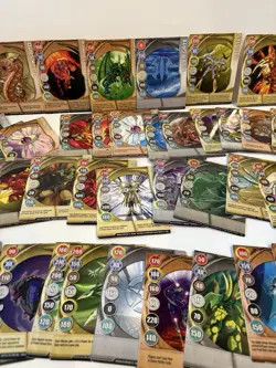 Over 100 Vintage Bakugan Cards! Mixed Lot Of Metal And Paper Cards! - Image 4
