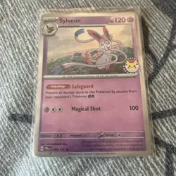 2025 Pokemon Day Stamped Sylveon 040/131 Holo Foil Exclusive Promo Card - Image 1