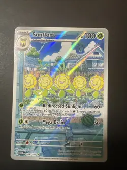 Pokemon Card TCG - Sunflora 169/167 Illustration Rare Twilight Masquerade - #1 - Image 1