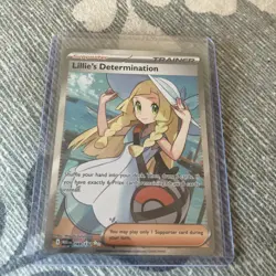 Pokemon TCG Mega Evolution Lillie’s Determination Full Art Trainer Card 169/132 - Image 1