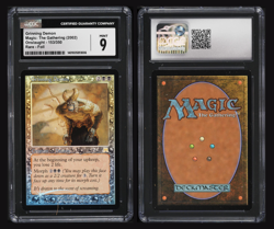 GRINNING DEMON FOIL CGC 9 Onslaught Magic MTG Graded [Luca] - Image 3