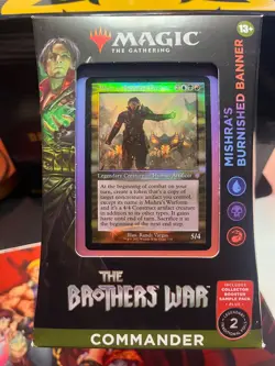 Magic The Gathering MTG Brothers’ War Commander Deck Mishra’s Burnished Banner - Image 1