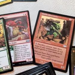 Custom COMMANDER MAGIC DECK MTG - Green & Red GOBLINS Tribal Grumgully Counters - Image 4