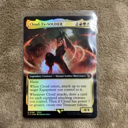 Cloud Ex-SOLDIER (Extended Art) 168 - Commander: FINAL FANTASY (FIC) FOIL - Image 1
