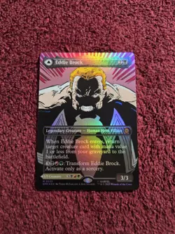 Eddie Brock 0233 Foil Borderless Marvels Spider-Man - Image 1