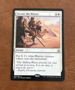 MTG Secure the Wastes Dragons of Tarkir Regular 036/264 (2015) - Image 1