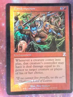 Foil Pandemonium - Timeshifted (TSB) - Magic the Gathering Mtg - Image 1