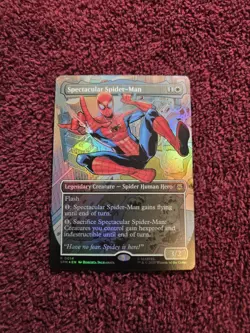 Spectacular Spider-Man 0014 Foil Borderless Marvels Spider-Man - Image 1