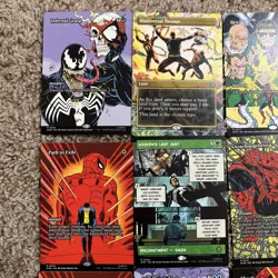 MTG Magic The Gathering Marvel Spider-Man Lot BORDERLESS Spider-Sense Promo - Image 2