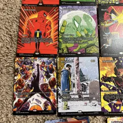 MTG Magic The Gathering Marvel Spider-Man Lot BORDERLESS Spider-Sense Promo - Image 4