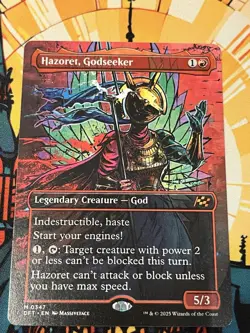 MTG Hazoret, Godseeker Borderless Mythic Aetherdrift - Image 1