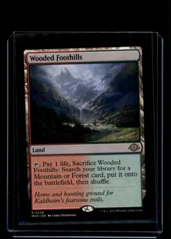 MTG Wooded Foothills #236 Rare Modern Horizons 3 - Image 1