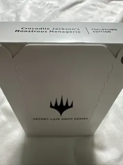 Crocodile Jackson's Monstrous Menagerie Foil Etched Sealed MTG Secret Lair - Image 1