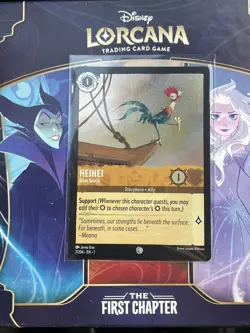 COLD FOIL DDcards🇨🇦 Lorcana First Chapter Heihei Boat Snack PRE-ERRATA ERROR - Image 1