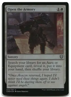 MTG Open the Armory FOIL U Commander Legends 34 LP - Image 1