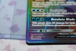 Pokemon Keldeo GX 240/236 Sm-Unified Minds Holo Secret Rare Full Art Rainbow NM - Image 4