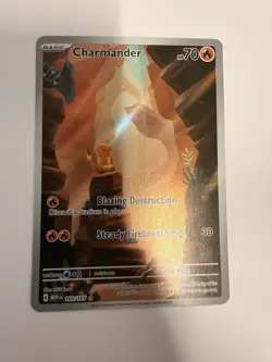 Pokemon TCG Charmander 168/165 Sv: Scarlet & Violet 151 Holo NM - Image 1