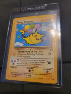 Flying Pikachu - Pokemon WOTC Black Star Promo #25 - Ungraded Very Good To... - Image 1