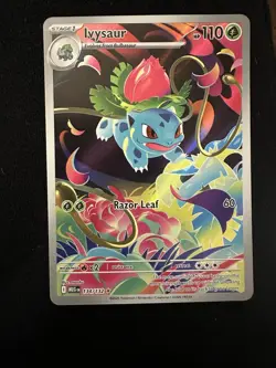 Ivysaur Illustration Rare 134/132 Near Mint Mega Evolution Pokemon TCG English - Image 2
