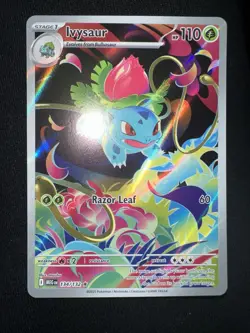 Ivysaur Illustration Rare 134/132 Near Mint Mega Evolution Pokemon TCG English - Image 3