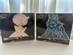 Pokemon Center Mega Evolution Gardevoir & Lucario ETB Elite Trainer Box Set Of 2 - Image 1
