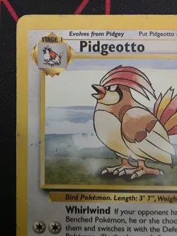 Pokemon TCG: Pidgeotto 022/102 Rare Non-Holo Unlimited Base Set MP - Image 2