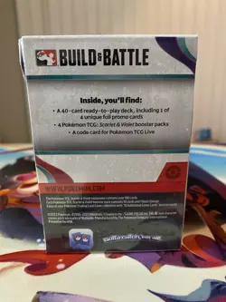 Pokemon TCG Scarlet & Violet Base Set - Build & Battle Box New Factory Sealed - Image 2