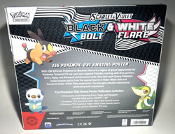 Pokemon Black Bolt & White Flare Unova Poster Collection Box Factory Sealed NEW - Image 2