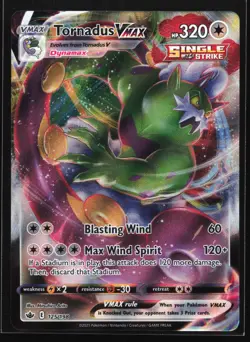 Pokemon Tornadus VMAX 125/198 Chilling Reign Ultra Rare Holo NM - Image 1