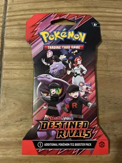Pokemon TCG Destined Rivals Sleeved Booster Pack *SEALED* - Image 1