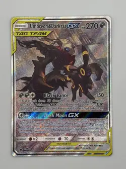 Pokemon TCG Umbreon & Darkrai GX SM241 Tag Team NM/Mint Condition - Image 1