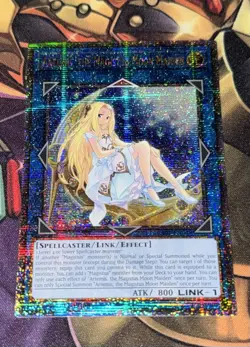 Artemis, The Magistus Moon Maiden RA01-EN049 Quarter Century Secret Rare LP - Image 2