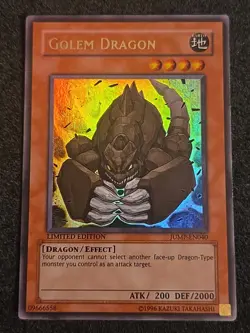 Golem Dragon - JUMP-EN040 - Ultra Rare Yugioh Promos Yu-Gi-Oh! LP - Image 1