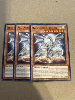 Regenesis Dragon 3x (playset) ALIN-EN015 Common 1st Ed NM Yugioh - Image 1