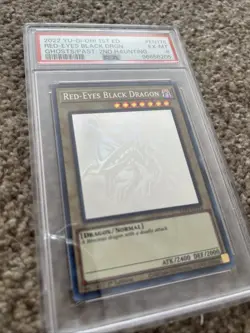 Yu-Gi-Oh Red-Eyes Black Dragon Ghost Rare 1st Edition GFP2-EN176 PSA 6 (real 9) - Image 2