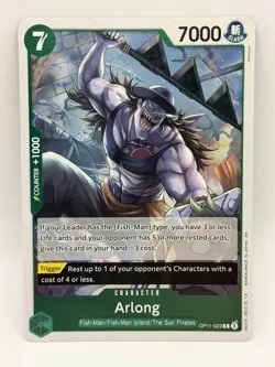 Arlong - OP11-023 - A Fist of Divine Speed - ONE PIECE Card - English - Image 1