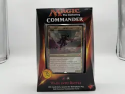 Magic: the Gathering Commander Wade into Battle 100 Card Deck w/Oversized Card - Image 1