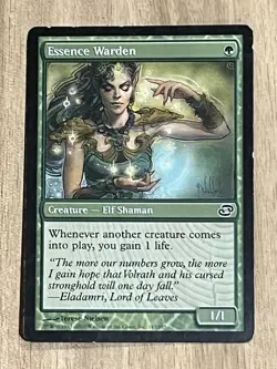 MTG Magic The Gathering Card Essence Warden 145/165 Planar Chaos Played - Image 1
