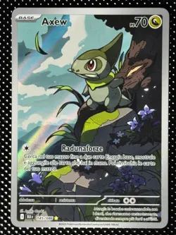 Pokemon Card Axew FA 145/086 ITALIANO Luce Nera - Image 1