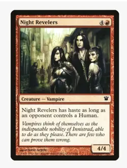Night Revelers | Innistrad (ISD) | Vampire | MTG Magic Card | LP-NM - Image 1