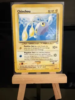 CHINCHOU - 42/64 Neo Revelation MP - Regular Common - Pokemon TCG Card - Image 1