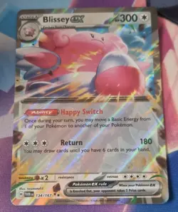 Pokemon Card Blissey Ex 134/167 Twilight Masquerade Double Rare NM-Mint TCG - Image 1