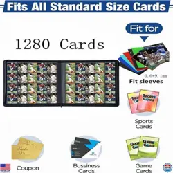 Premium 20-Pocket Green Trading Card Binder - Holds 1280+ TCG Cards & Sleeves - Image 3